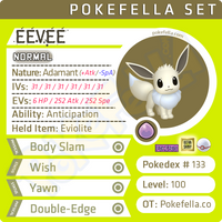 ultra square shiny Eevee • Competitive • 6IVs • Level 100 • Online Battle-ready