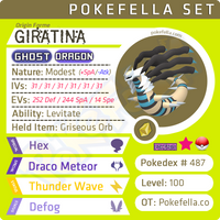 ultra square shiny Giratina (Origin Forme) • Competitive • 6IVs • Level 100 • Online Battle-Ready