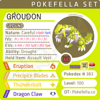 Groudon • Competitive • 6IVs • Level 100 • Online Battle-Ready