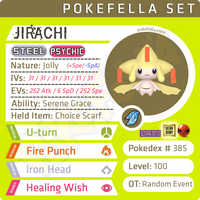 Jirachi • Competitive • 6IVs • Level 100 • Online Battle-ready