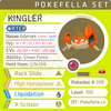 ultra square shiny Kingler • Competitive • 6IVs • Level 100 • Online Battle-ready