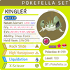 ultra square shiny Kingler • Competitive • 6IVs • Level 100 • Online Battle-ready