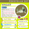 ultra square shiny Kingler • Competitive • 6IVs • Level 100 • Online Battle-ready