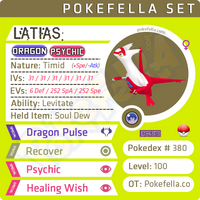 Latias • Competitive • 6IVs • Level 100 • Online Battle-Ready