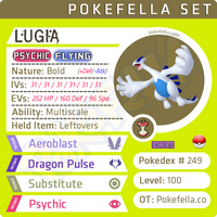 Lugia • Competitive • 6IVs • Level 100 • Online Battle-Ready