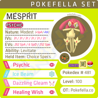 ultra square shiny Mesprit • Competitive • 6IVs • Level 100 • Online Battle-Ready