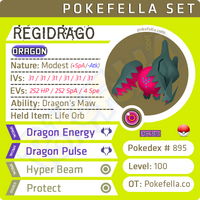 Regidrago • Competitive • 6IVs • Level 100 • Online Battle-Ready