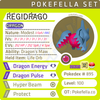 Regidrago • Competitive • 6IVs • Level 100 • Online Battle-Ready