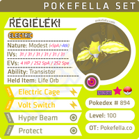 Regieleki • Competitive • 6IVs • Level 100 • Online Battle-Ready