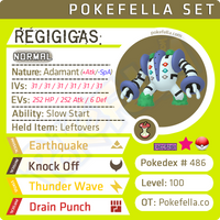 ultra square shiny Regigigas • Competitive • 6IVs • Level 100 • Online Battle-Ready