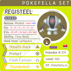 Registeel • Competitive • 6IVs • Level 100 • Online Battle-Ready