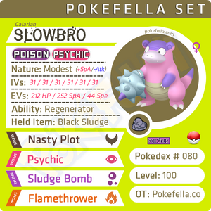 Galarian Slowbro Competitive 6IVs Level 100 Online Battle-Read | Pokefella - Pokemon Genning, Editing, Living Dex Transfer Services Galarian Slowbro Competitive 6IVs Level 100 Online Battle-Read | Pokefella - Pokemon Genning, Editing, Living Dex Transfer Services