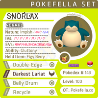 ultra square shiny Snorlax • Competitive • 6IVs • Level 100 • Online Battle-ready