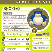 ultra square shiny Snorlax • Competitive • 6IVs • Level 100 • Online Battle-ready