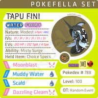 Tapu Fini • Competitive • 6IVs • Level 100 • Online Battle-Ready