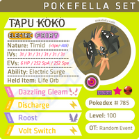 Guardians of Alola (Tapu Koko, Lele, Bulu & Fini) • Competitive • Level 100 • Online Battle-Ready