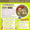 ultra square shiny Terrakion • Competitive • 6IVs • Level 100 • Online Battle-ready