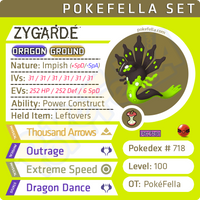 ultra square shiny Zygarde • Competitive • 6IVs • Level 100 • Online Battle-ready