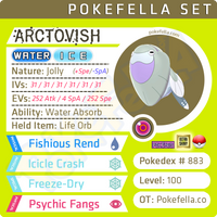 ultra shiny Arctovish • Competitive • 6IVs • Level 100 • Online Battle-ready