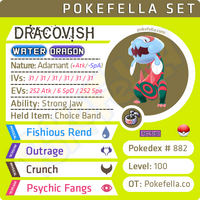 Dracovish • Competitive • 6IVs • Level 100 • Online Battle-ready