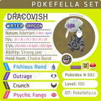 ultra shiny Dracovish • Competitive • 6IVs • Level 100 • Online Battle-ready