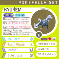 ultra shiny Kyurem • Competitive • 6IVs • Level 100 • Online Battle-ready