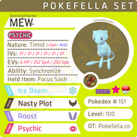 Mew • Competitive • 6IVs • Level 100 • Online Battle-ready