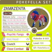 Zamazenta • Competitive • 6IVs • Level 100 • Online Battle-ready