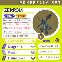 ultra shiny Zekrom • Competitive • 6IVs • Level 100 • Online Battle-ready