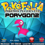 Pokémon Player's Cup Porygon2 • OT: VGC20 • ID No. 200822 • North America 2020 Event