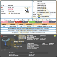 Xerneas & Yveltal • OT: Légendes2018 • ID No. 050418 • Level 100 • Pokémon Ultra Sun & Ultra Moon Pokémon Legendary Celebration Distribution 2018