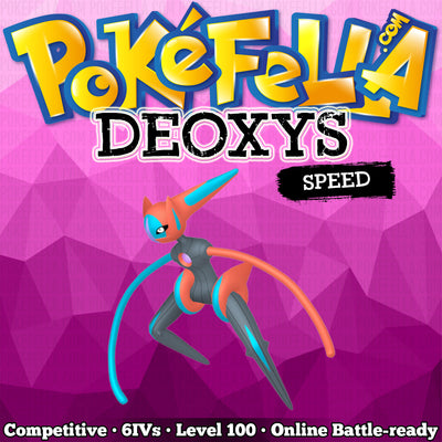 ultra square shiny Deoxys - Speed • Competitive • 6IVs • Level 100 • Online Battle-Ready