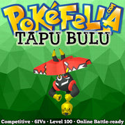 Tapu Bulu • Competitive • 6IVs • Level 100 • Online Battle-Ready