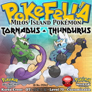 Tornadus & Thundurus • Milos Island Pokémon • OT: 삼로스섬 • ID No. 05142 • 2012 Korea Event