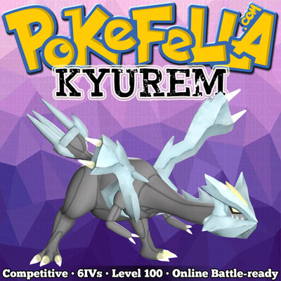 ultra shiny Kyurem • Competitive • 6IVs • Level 100 • Online Battle-ready