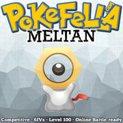 shiny Meltan • Competitive • 6IVs • Level 100 • Online Battle-ready