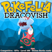 shiny Dracovish • Competitive • 6IVs • Level 100 • Online Battle-ready