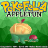 ultra square shiny Appletun • Competitive • 6IVs • Level 100 • Online Battle-ready