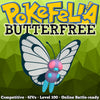 ultra square shiny Butterfree • Competitive • 6IVs • Level 100 • Online Battle-ready