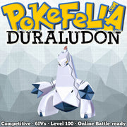 ultra square shiny Duraludon • Competitive • 6IVs • Level 100 • Online Battle-ready